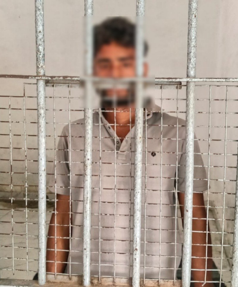 गौ तस्कर गैंगस्टर के अभियुक्त को पुलिस ने गिरफ्तार कर भेजा जेल