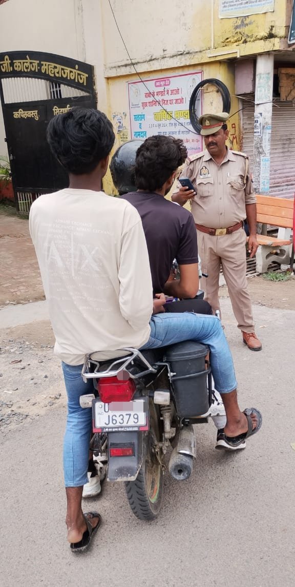 पुलिस अधीक्षक के निर्देशन में यातायात पुलिस द्वारा सघन चेकिंग अभियान का हुआ आयोजन
