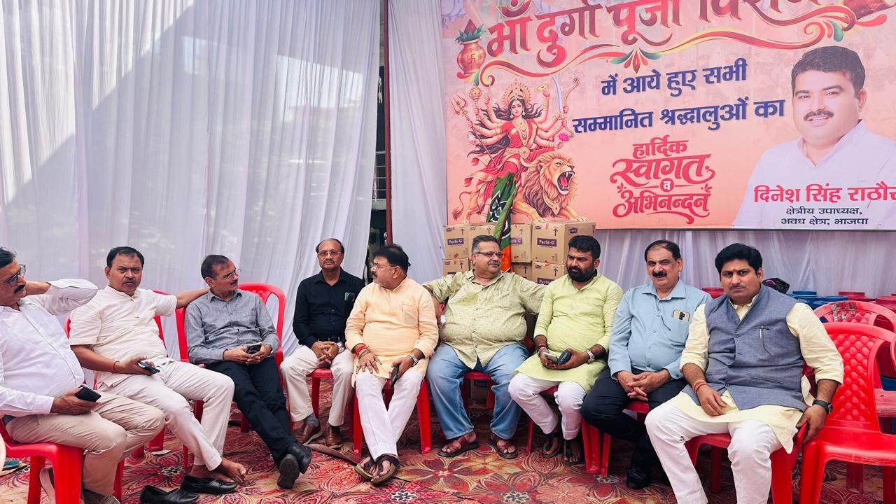 मूर्ति विसर्जन कार्यक्रम में भाजपा के क्षेत्रीय उपाध्यक्ष का श्रद्धालुओं के लिए विशेष योगदान